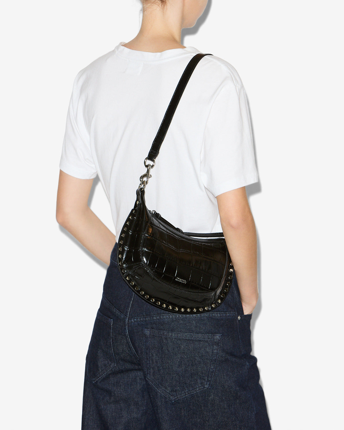 Bolso oskan moon Woman Black and silver 7