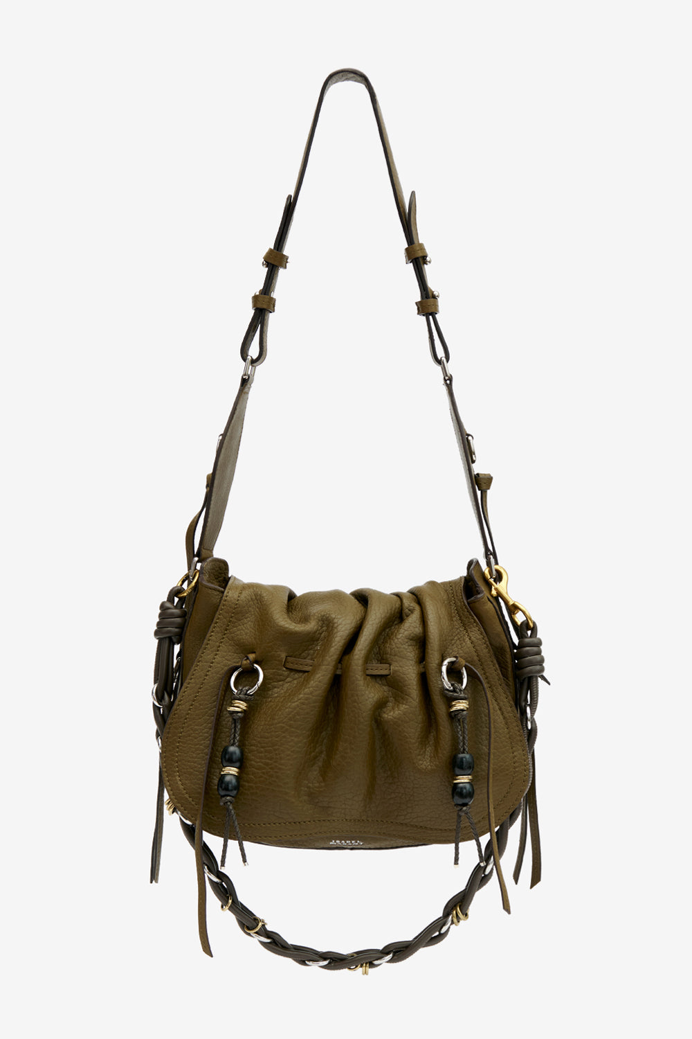 Bolton leather handbag - Khaki - Woman - 1