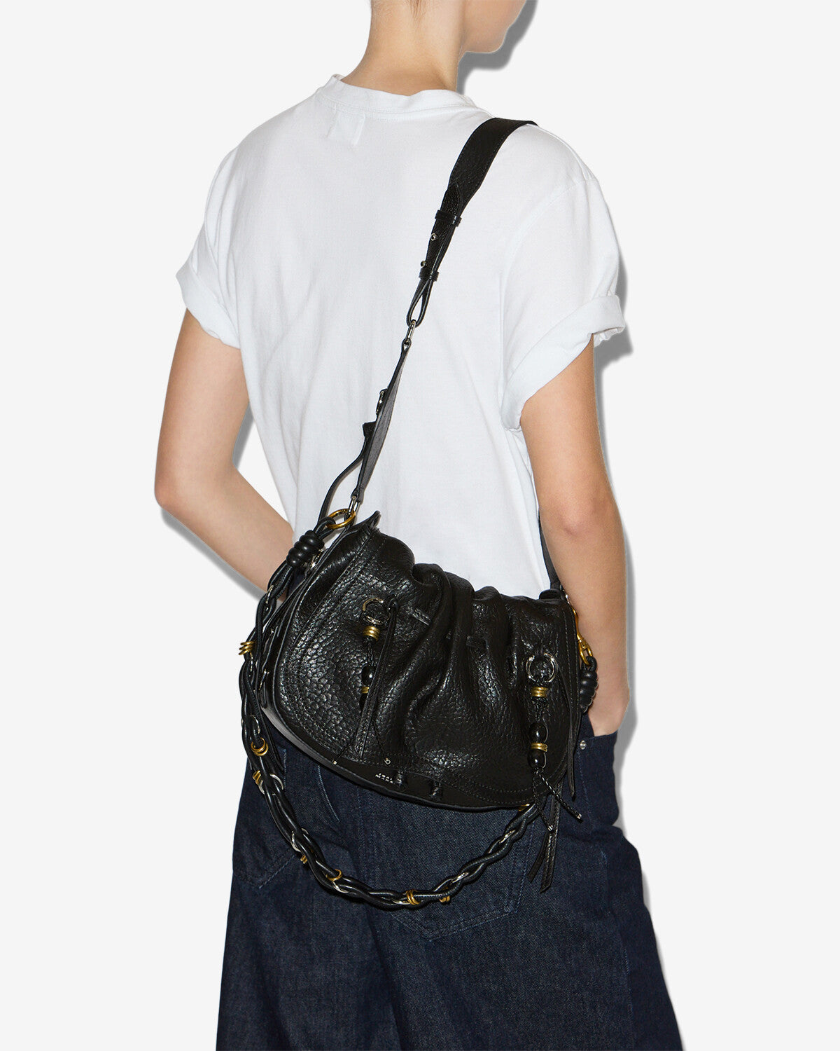 Borsa bolton Woman Black and silver 1