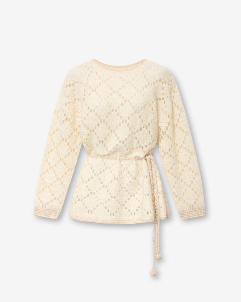 Maglione merida Woman Ecru 7