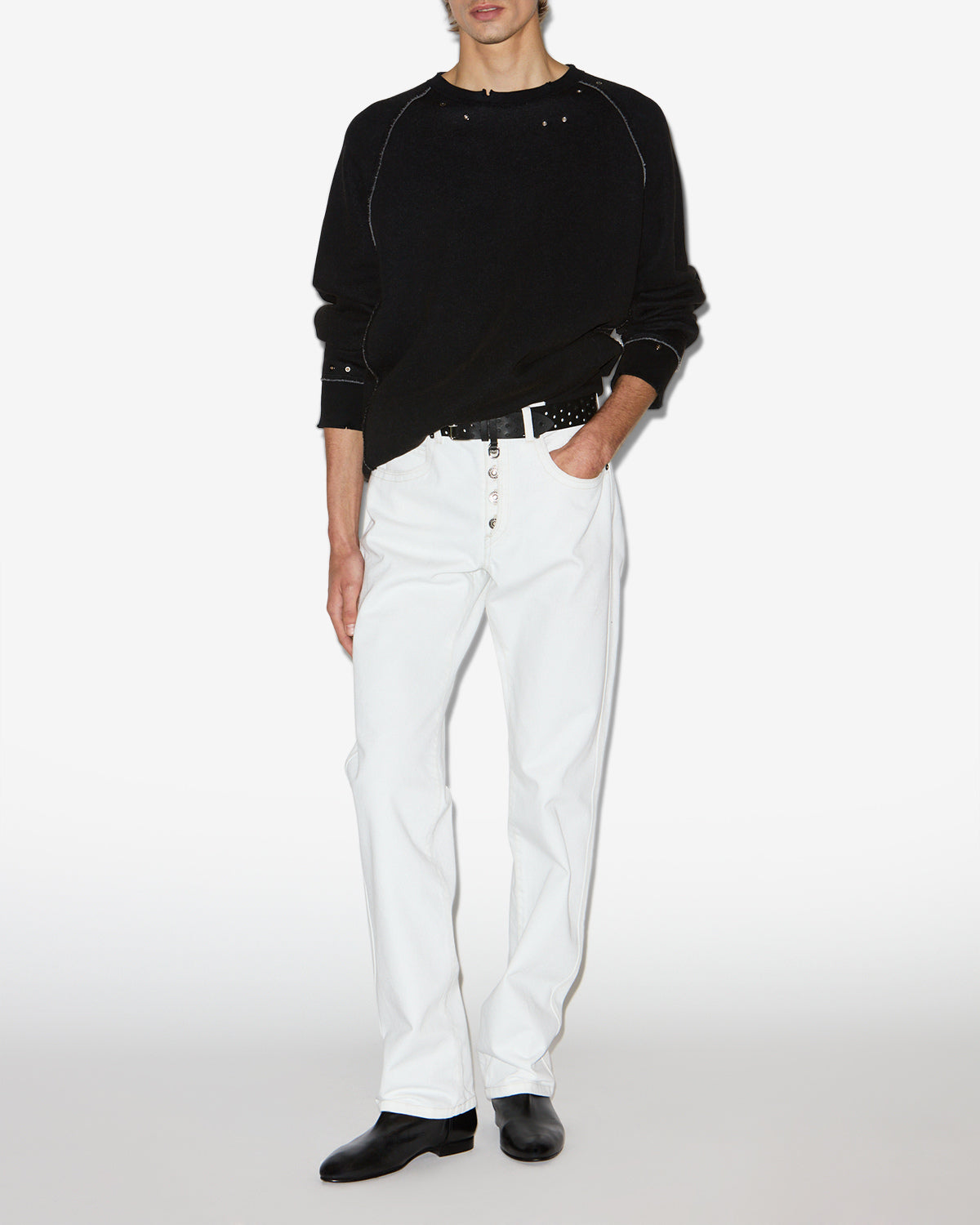 Mitchell sweatshirt Man Black 4
