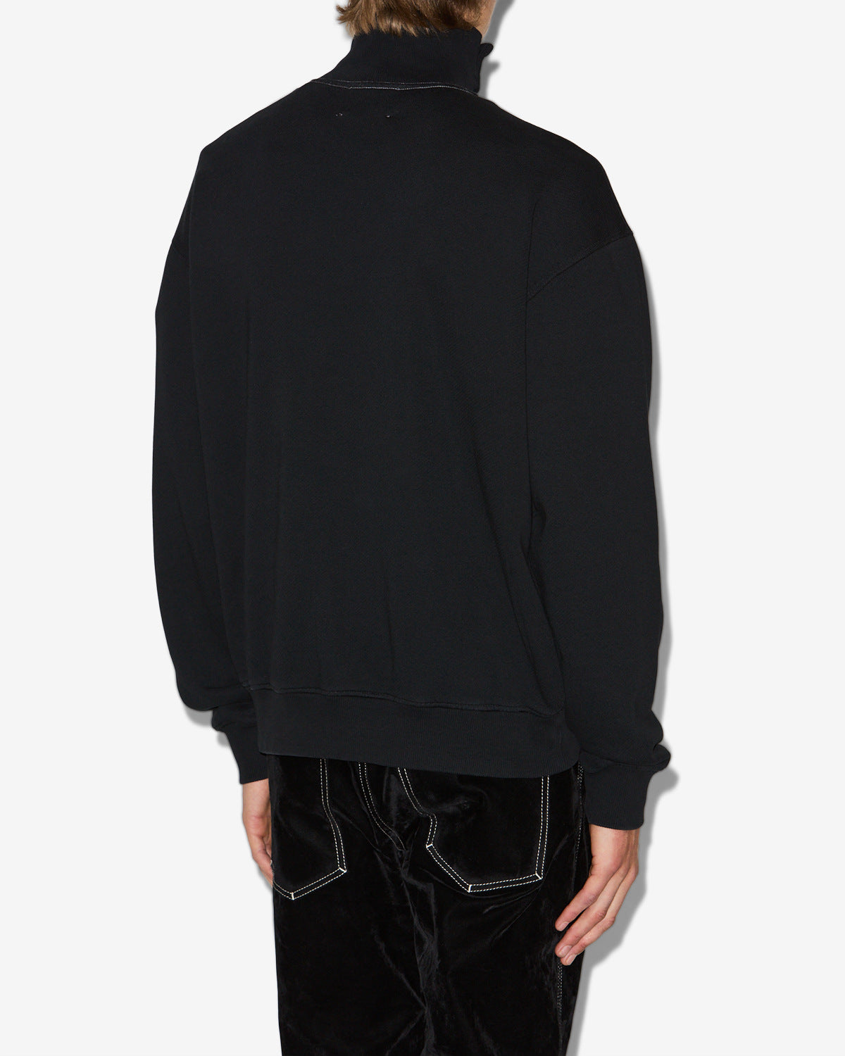 Marcos sweatshirt Man Black 2