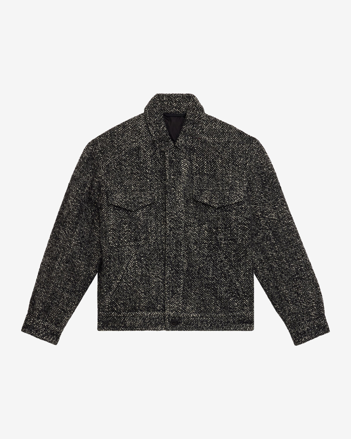 Folco jacket Man Black and ecru 1