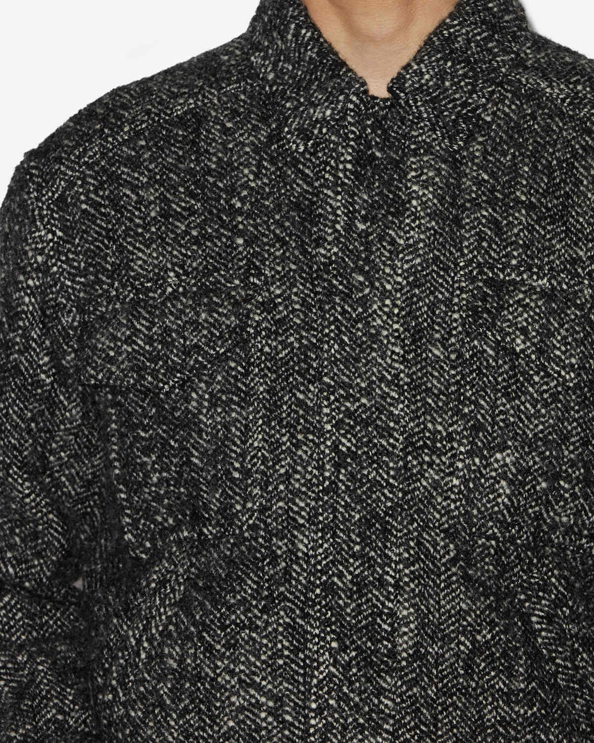 Folco jacket Man Black and ecru 2
