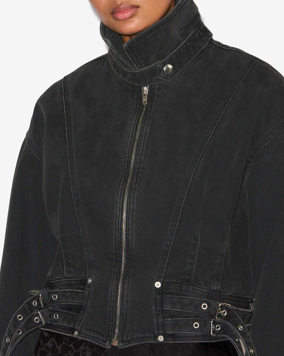 Santa jacket Woman Black 2