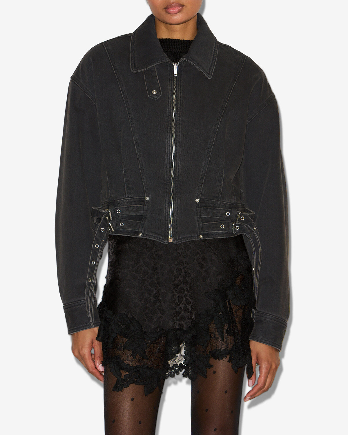 Santa jacket Woman Black 5