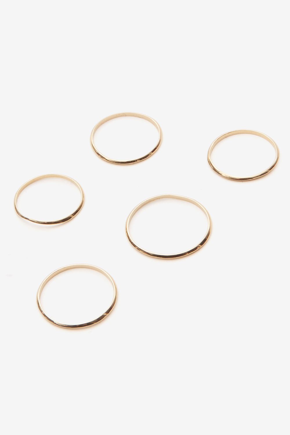 Billy brass ring set - Silver - Man - 3