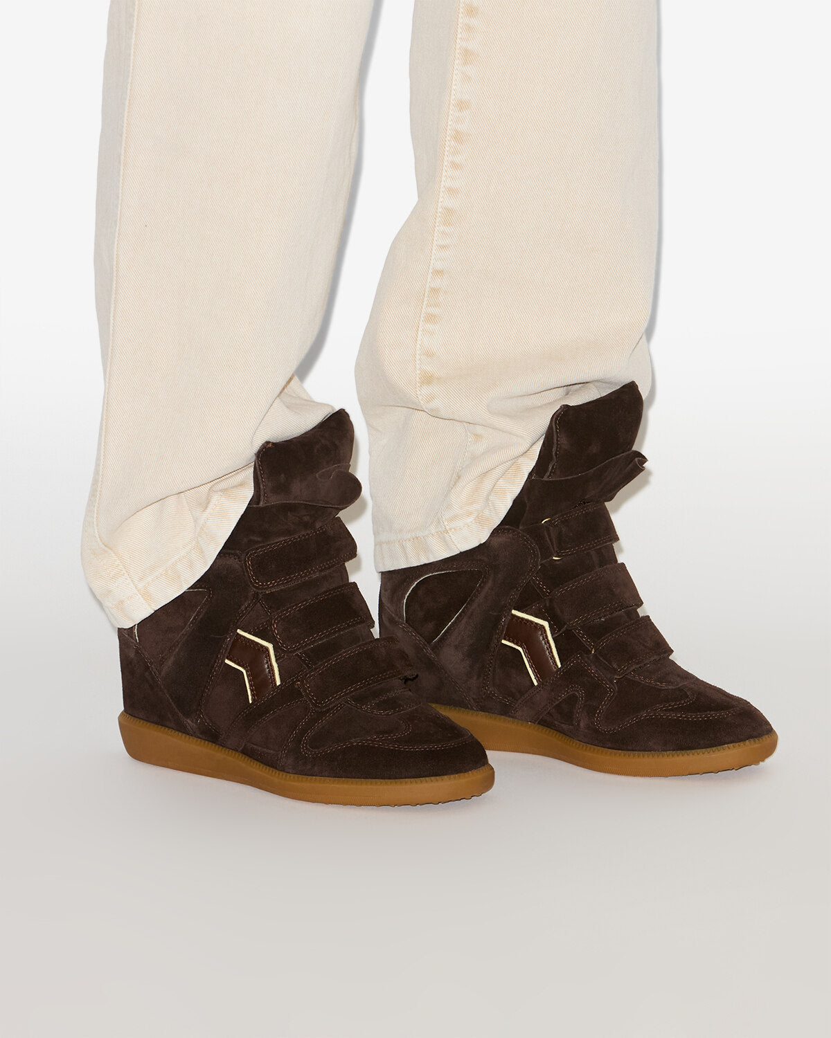 Bekett sneakers Woman Chocolate - light yellow 3