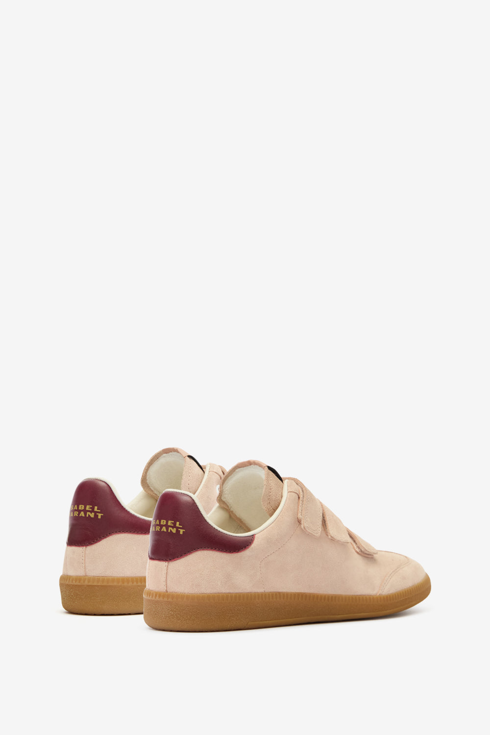 Zapatillas bajas de ante y cuero suave beth - Pale pink-peach - Woman - 2