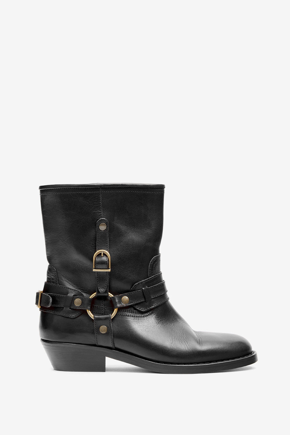 Boots ildred en cuir de veau - Noir - Woman - 1