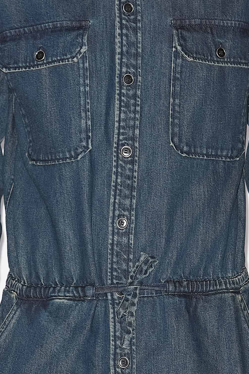 Jumpsuit otilie aus leichtem denim - Blau - Man - 3