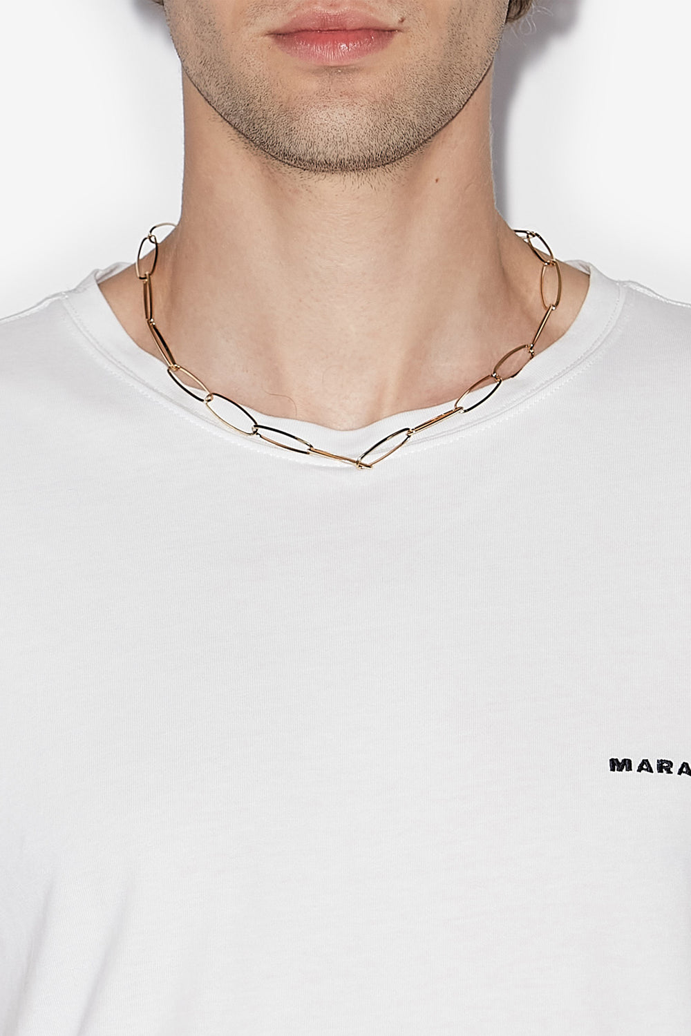 Billy gold-finish brass necklace - Gold - Man - 2