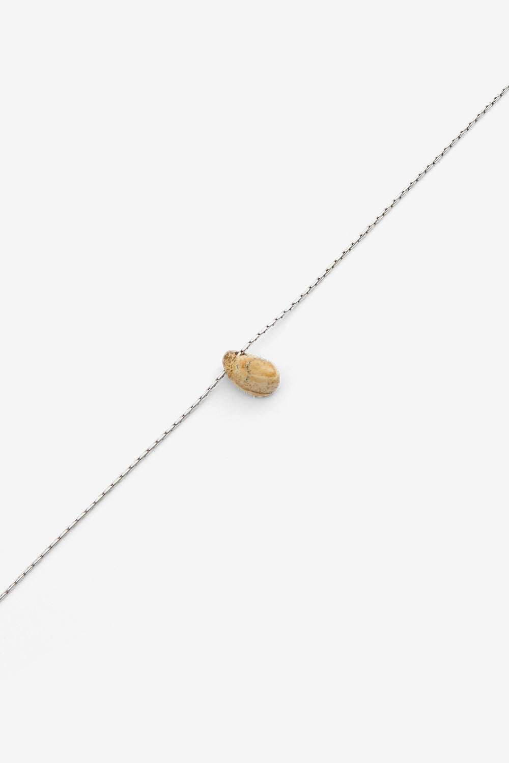 Rock man pendant necklace - Natural and silver - Man - 2