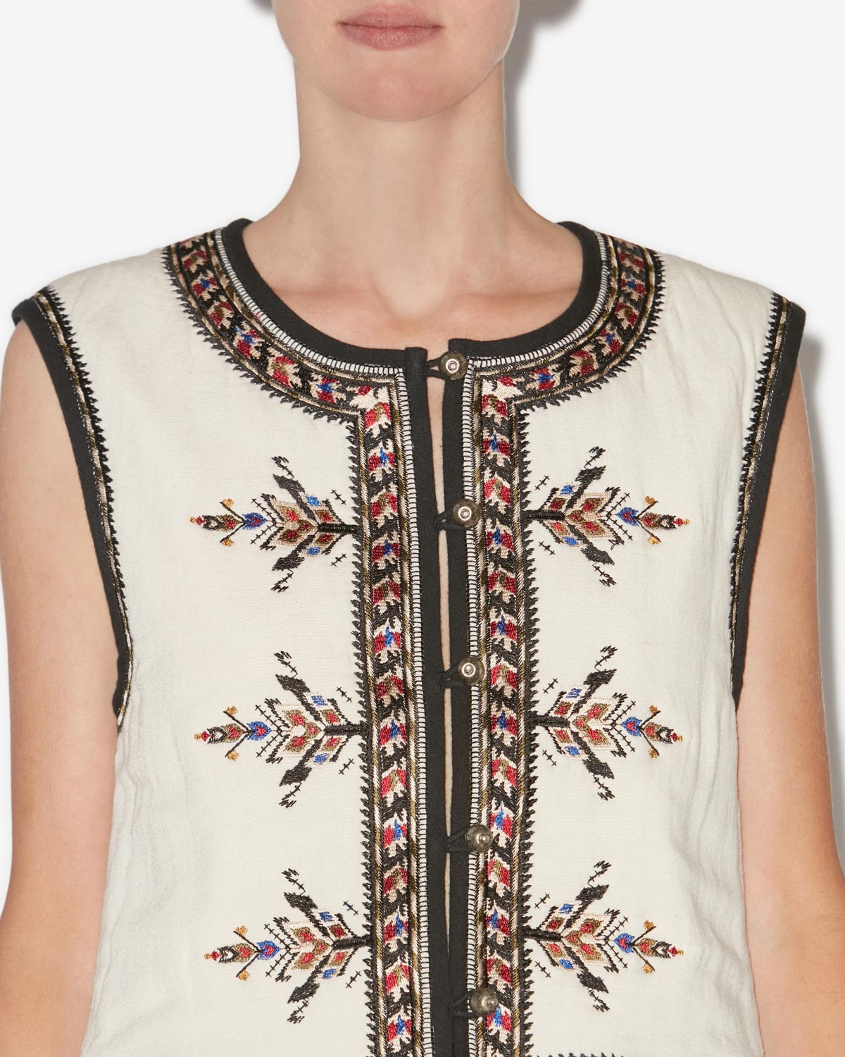 Weste zeana Woman Naturfarben 2