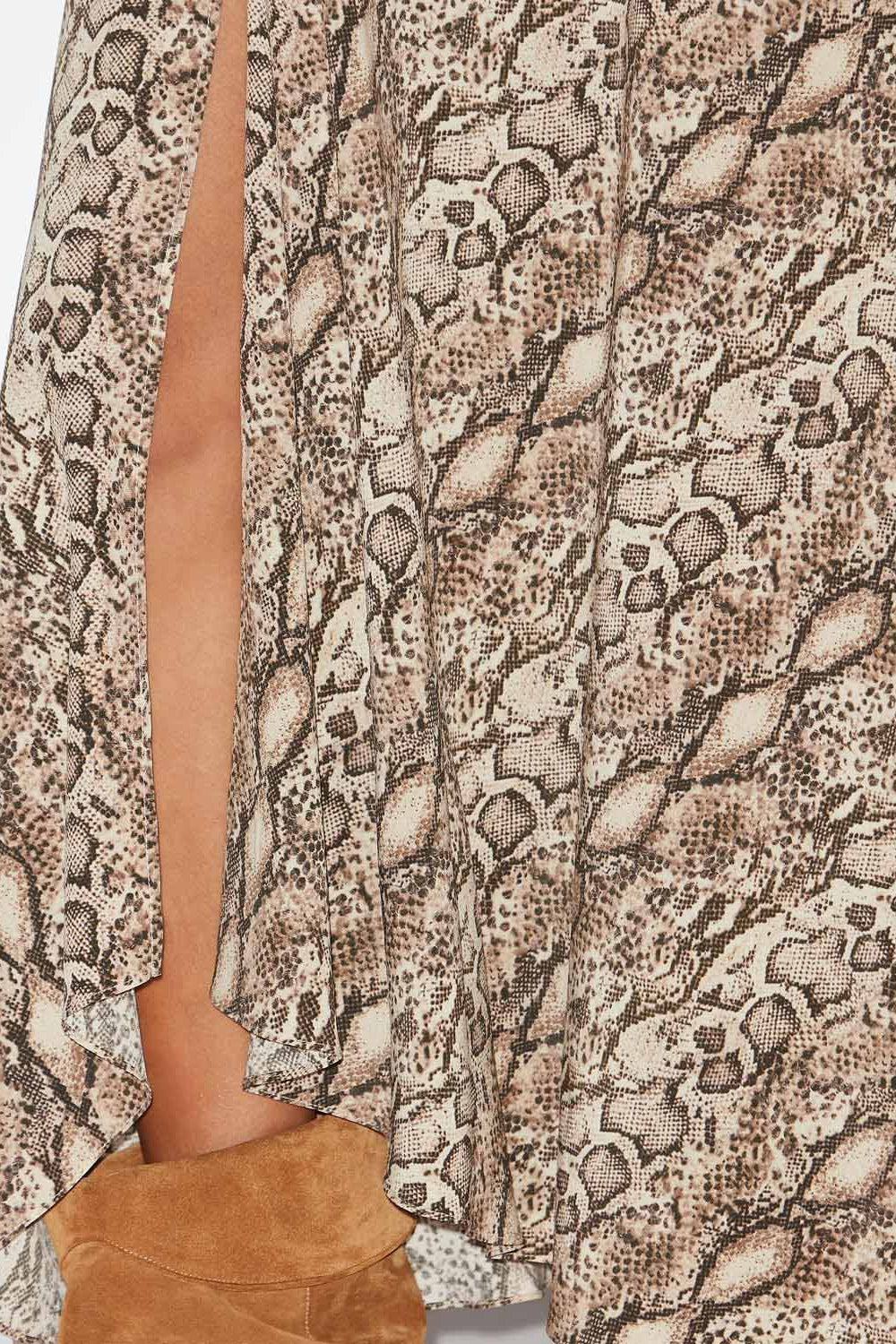 Sakura long printed silk skirt - Natural - Woman - 3