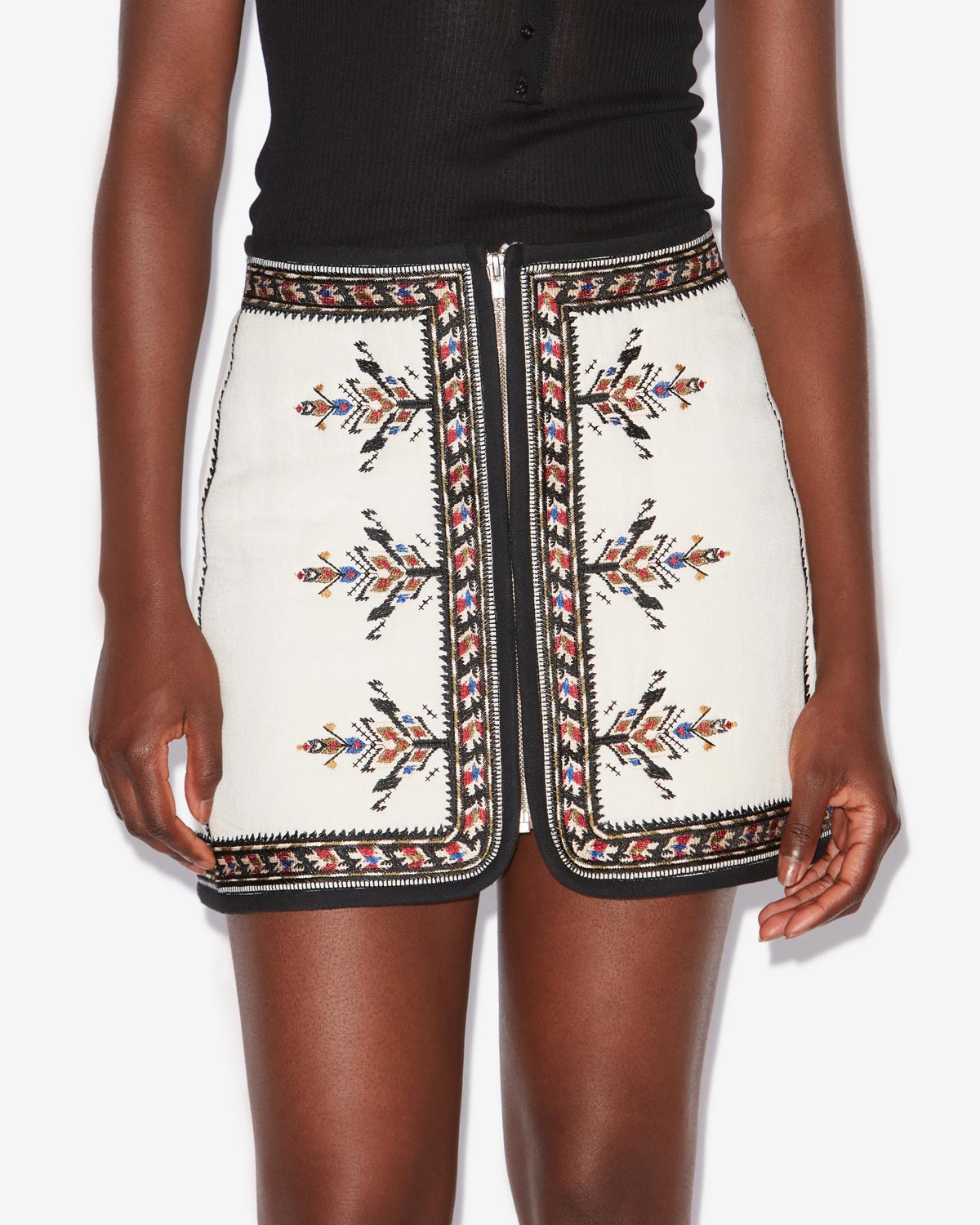 Zeria skirt Woman Ecru 5