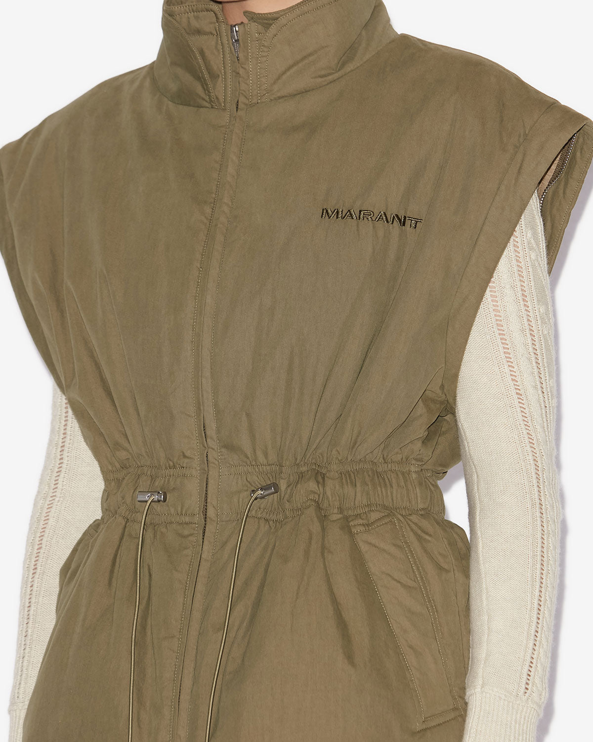 Dastyni coat Woman Khaki 2