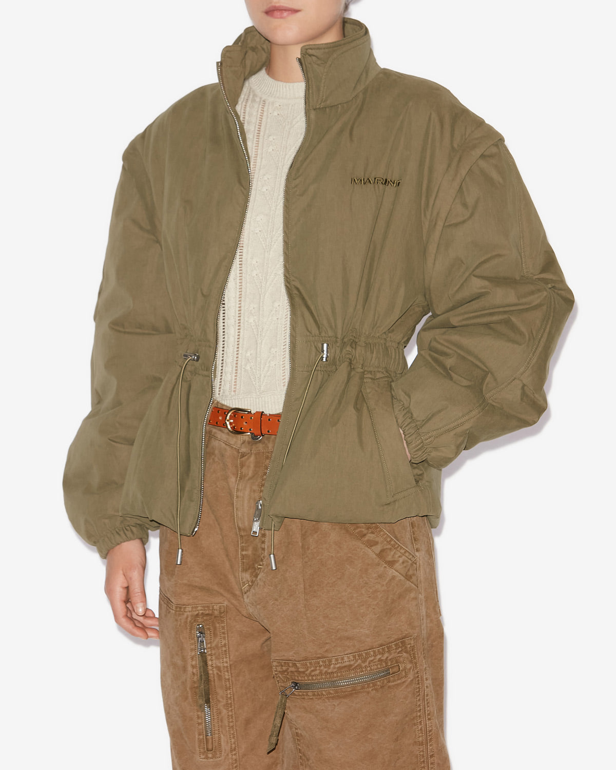 Dastyni coat Woman Khaki 5
