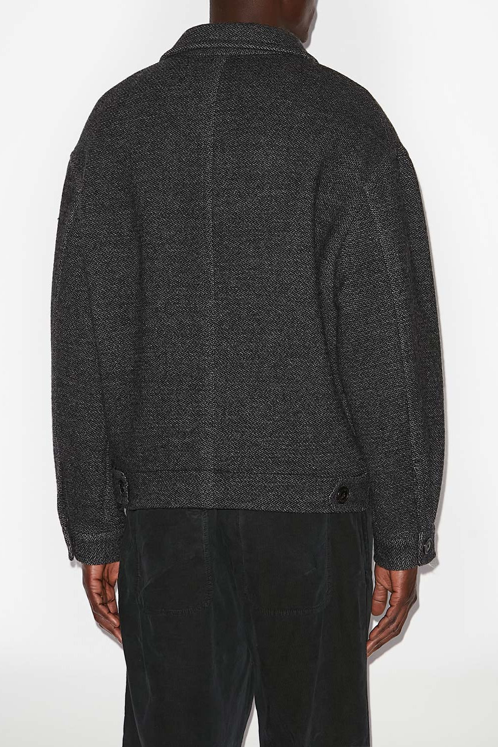 Simon ヴァージンウール ショートコート - Anthracite - Man - 5