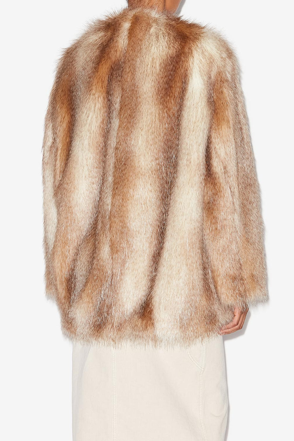 Aglae fur style coat - Natural - Woman - 5