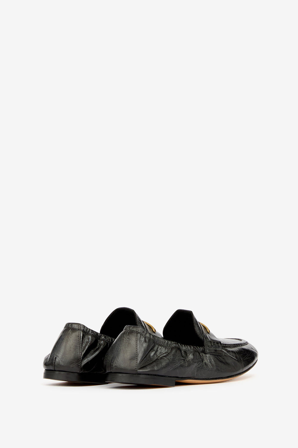 Iseri cowhide leather loafers - Black - Woman - 2