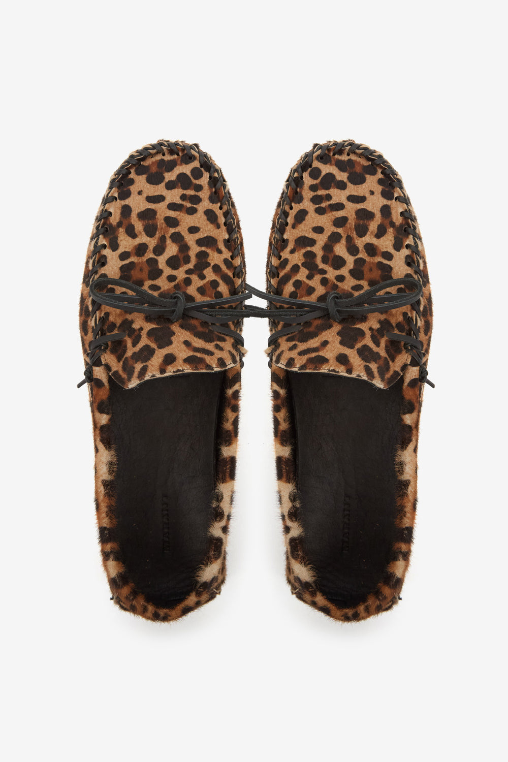 피조 프린트 가죽 모카신 - Leopard - Man - 4