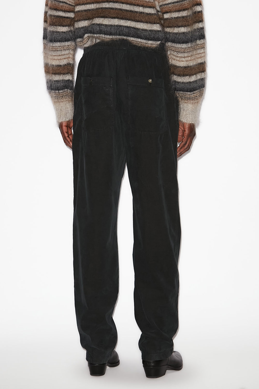 Pantaloni nirlen in velluto a coste - Nero lavato - Man - 5