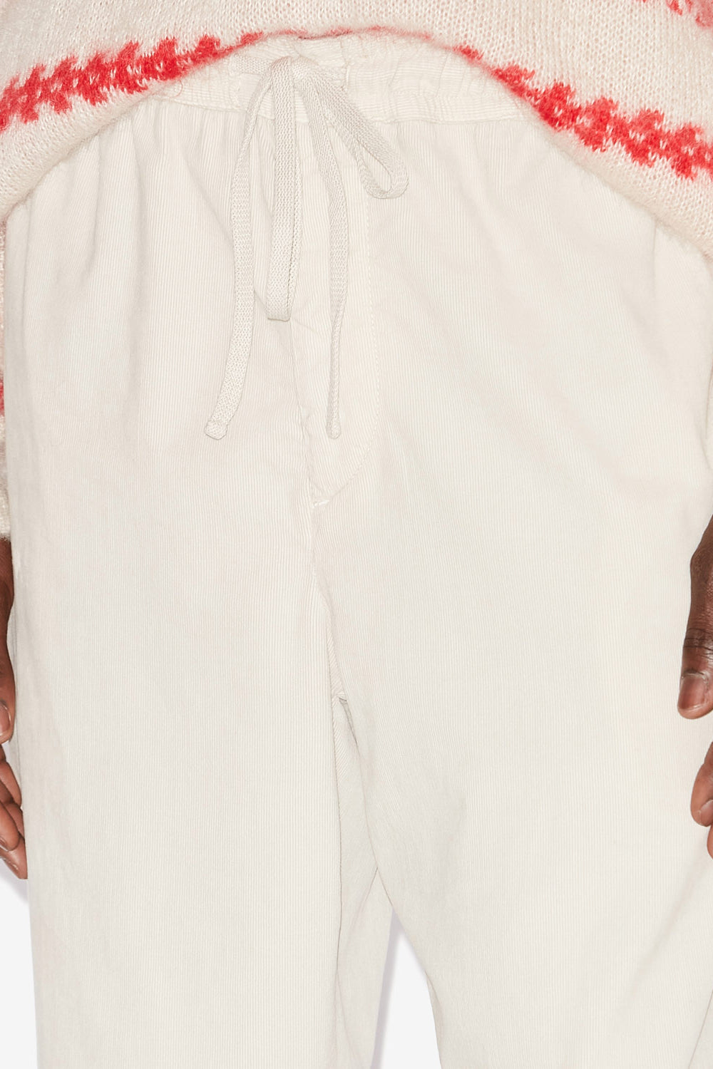 Pantaloni nirlen in velluto a coste - Ecru - Man - 3