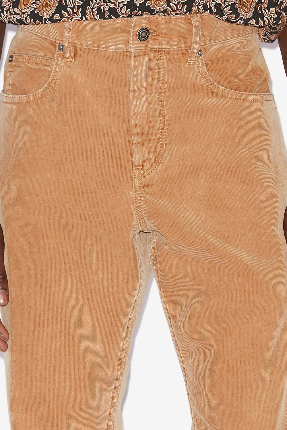 Hose lewys aus cordsamt - Camel - Man - 3