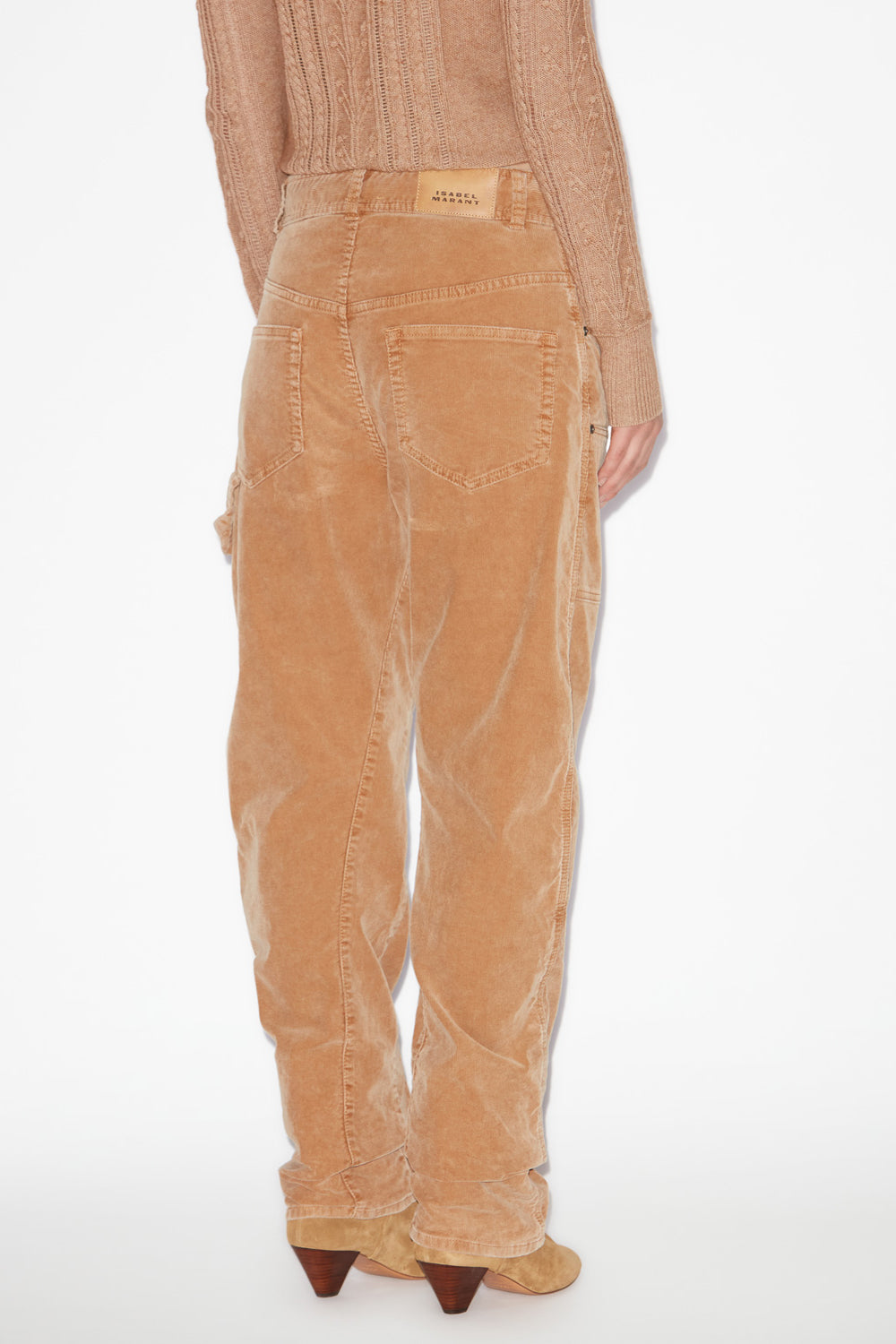 Lois low-rise corduroy pants - Camel - Woman - 5