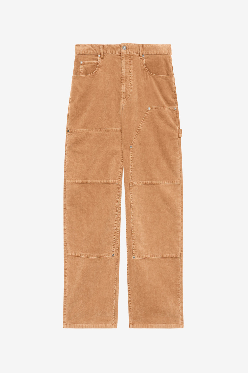 Pantalon large lorson en velours côtelé - Camel - Man - 1
