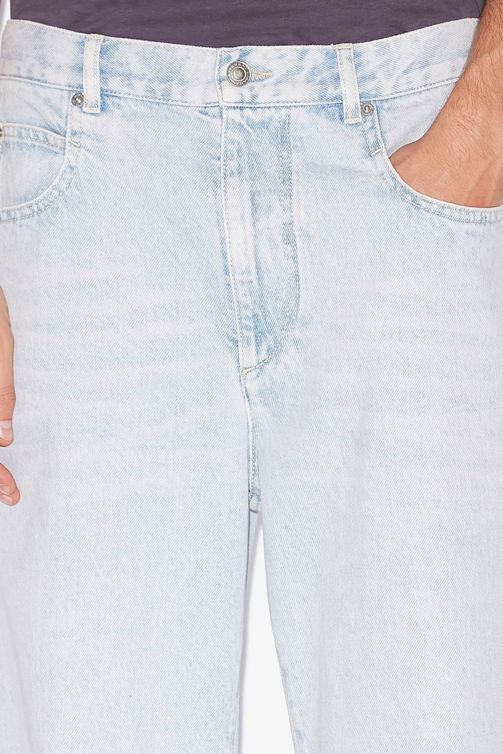 Jean jameson large en denim - Bleu clair - Man - 3