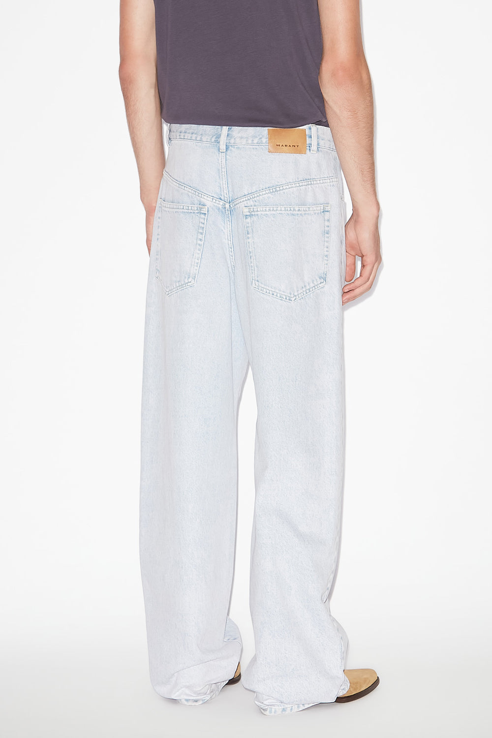 Jean jameson large en denim - Bleu clair - Man - 5