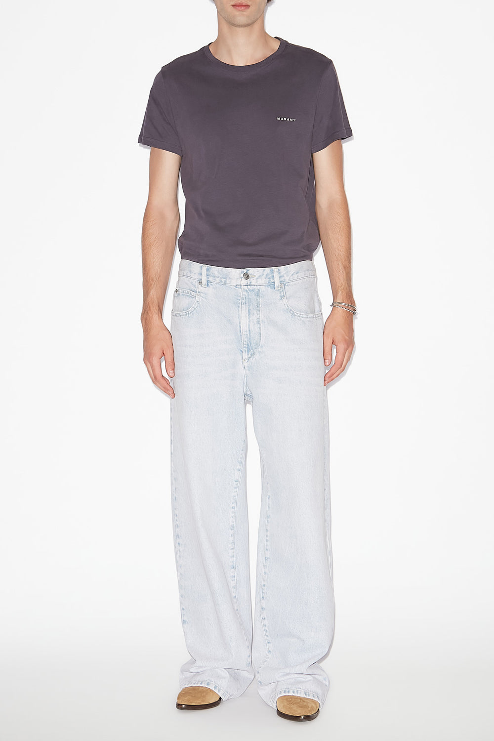 Jean jameson large en denim - Bleu clair - Man - 2