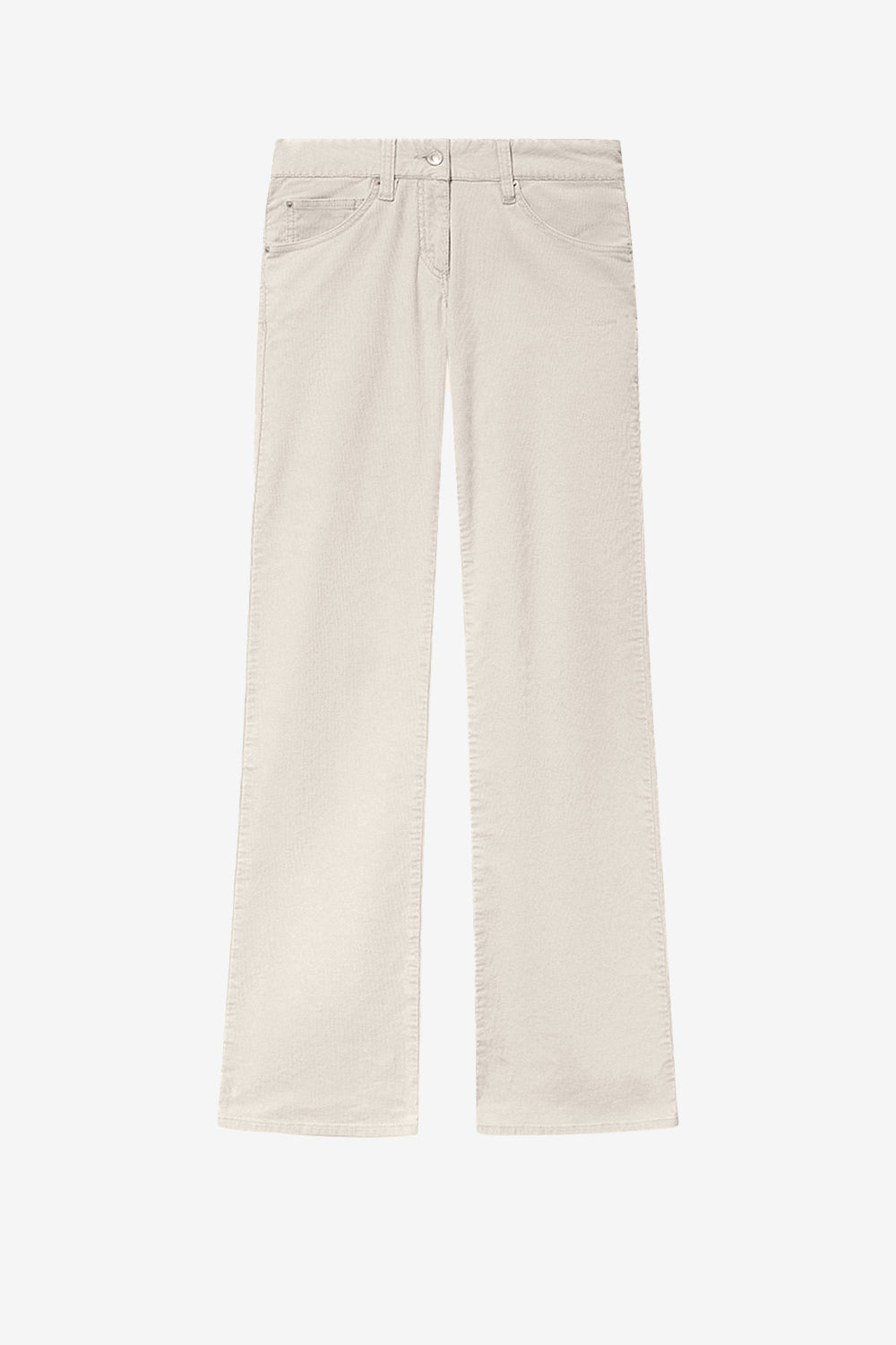Pantalón bootcut kelly de pana lavada - Crudo - Woman