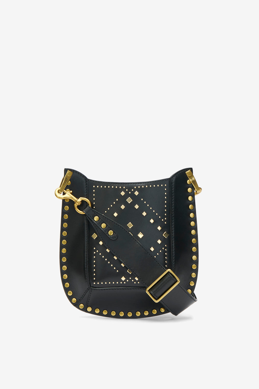 Nasko studded leather graphic pattern bag - Black - Woman - 1