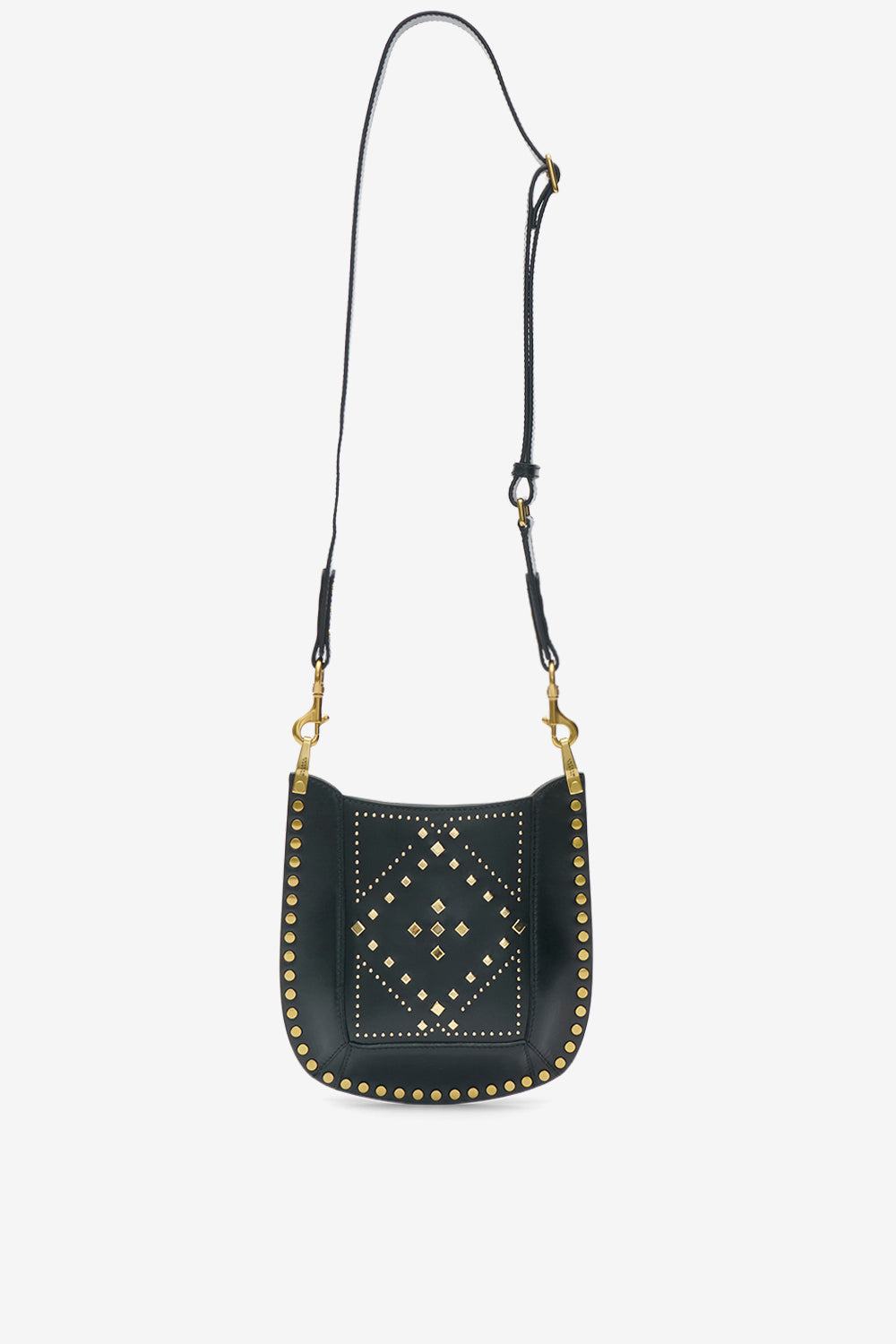 Nasko studded leather graphic pattern bag - Black - Woman - 5