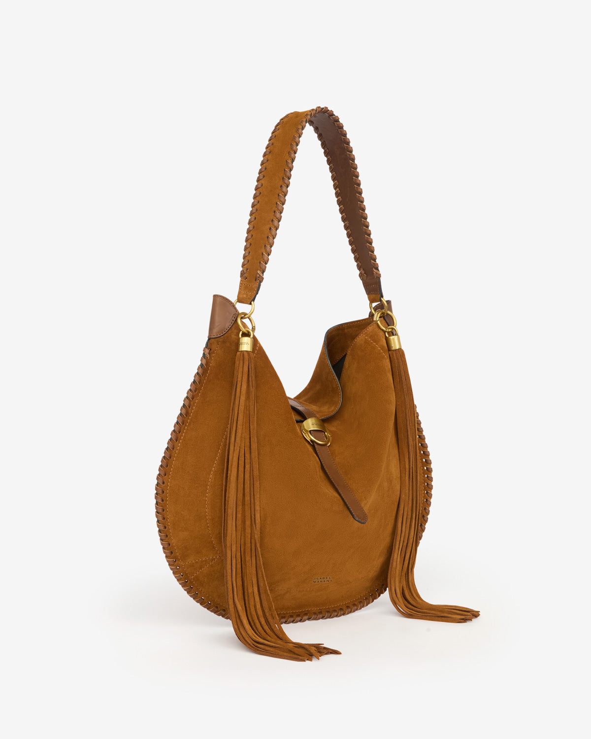 Oskan hobo folk bag Woman Cognac 2