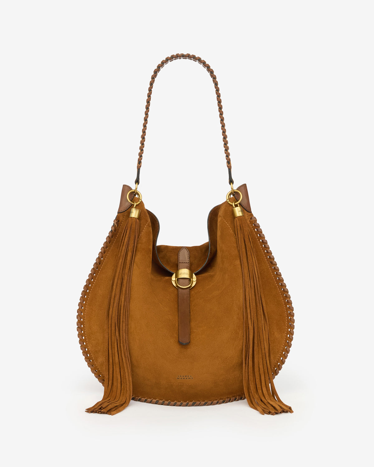 Oskan hobo folk bag Woman Cognac 1