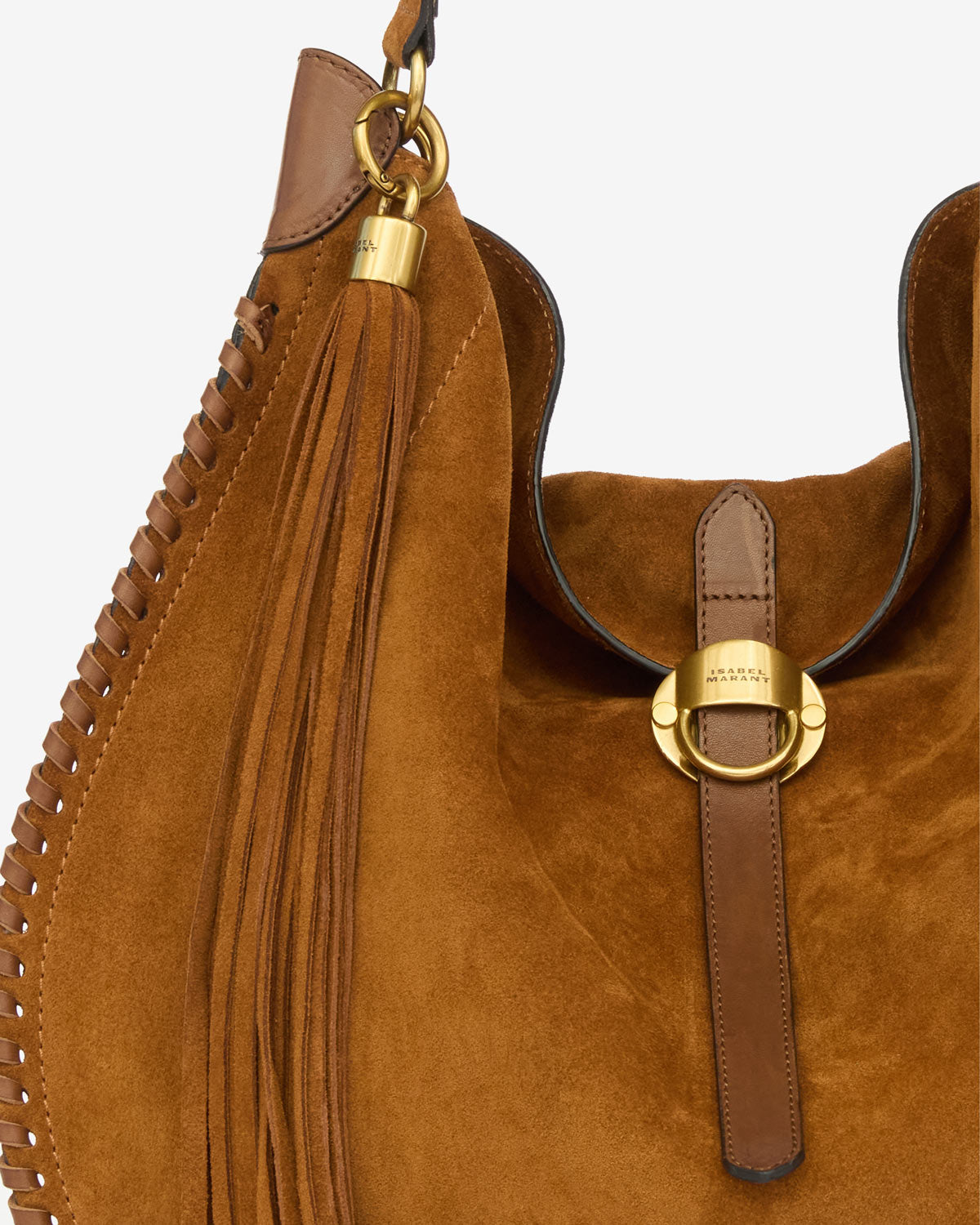 Oskan hobo folk bag Woman Cognac 6