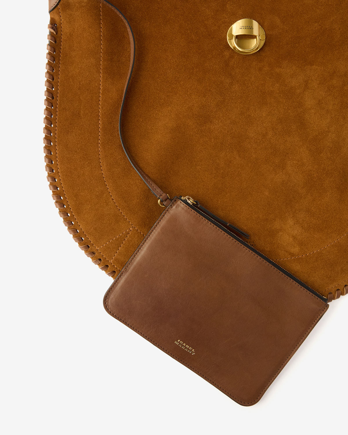 Oskan hobo folk bag Woman Cognac 7
