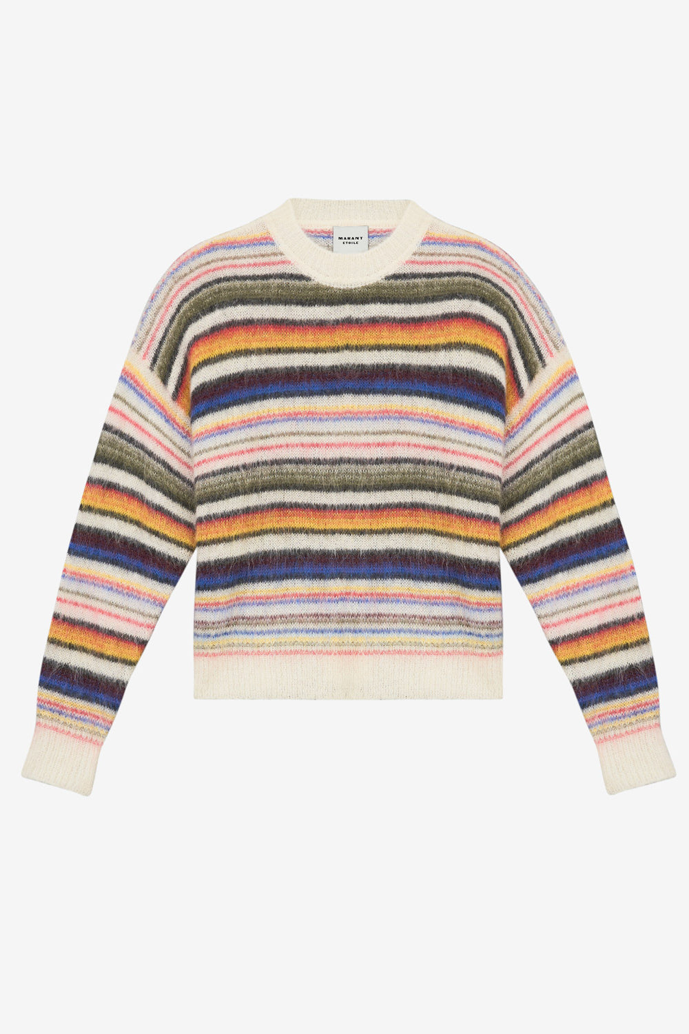 Drussell striped brushed mohair sweater - Multicolor - Woman - 1