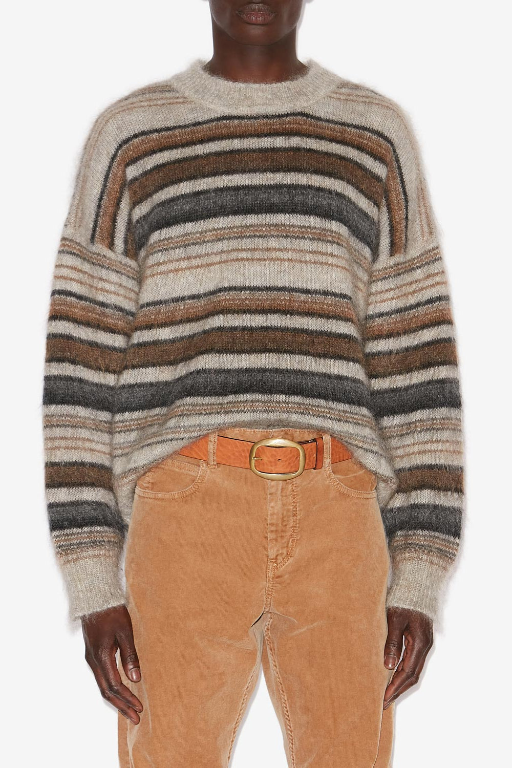 Drussellh アルパカニット セーター - Camel - Man - 4