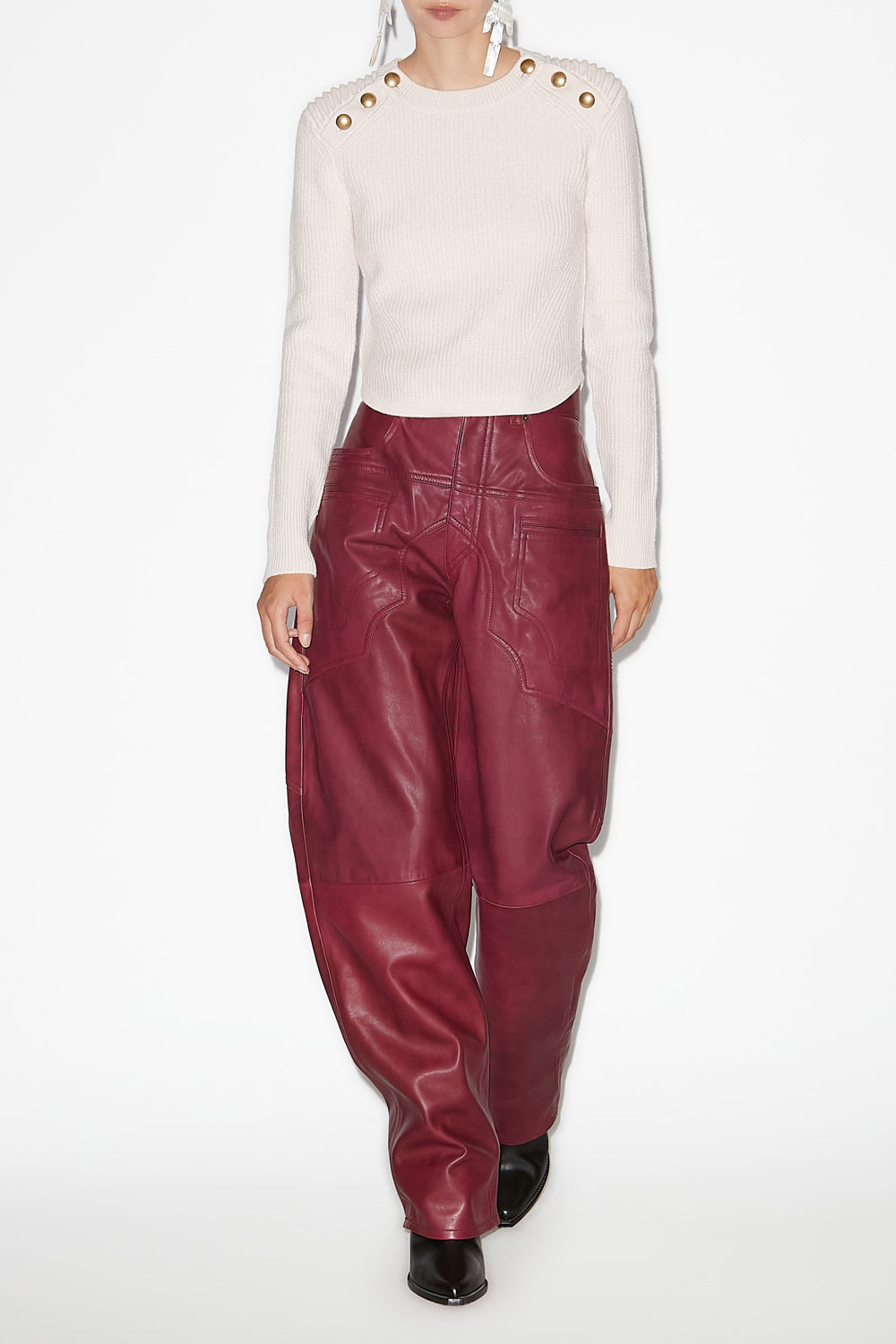 Nust ribbed merinos wool sweater - Nude - Woman - 2