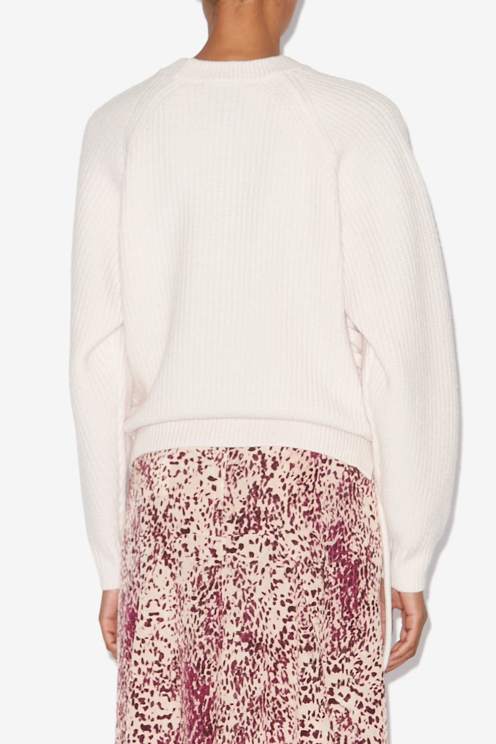 Noelia ribbed and braided merinos wool sweater - Nude - Woman - 5