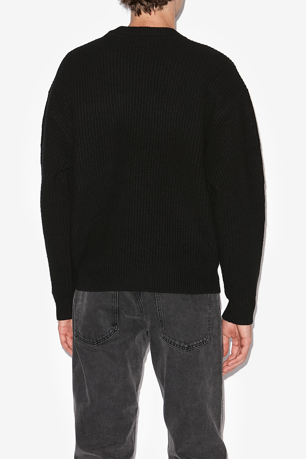 Maglione rudel in lana merino - Nero - Man - 5