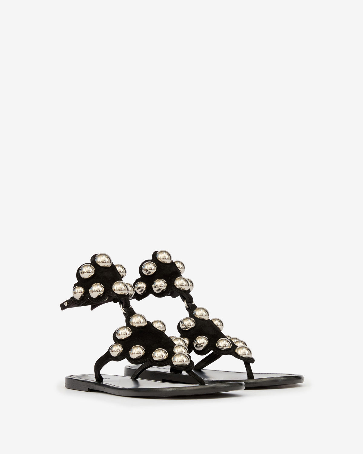 Sandales velvee Woman Noir et argenté 3