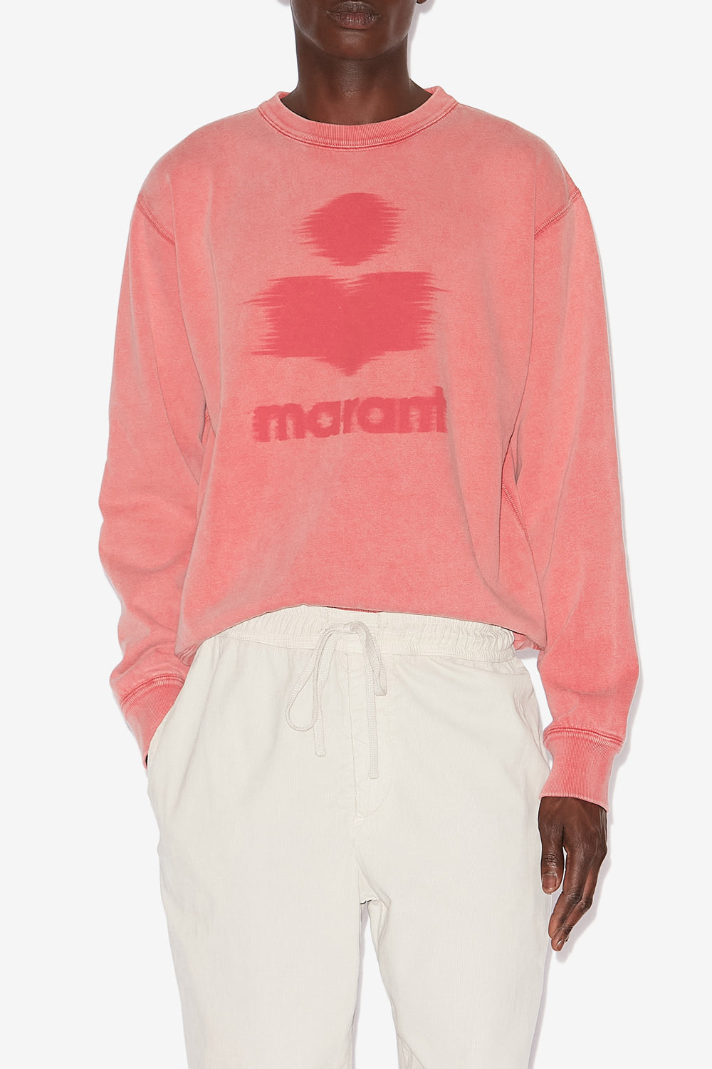 Sweatshirt mikoy aus baumwolle mit logo - Coral - Man - 4
