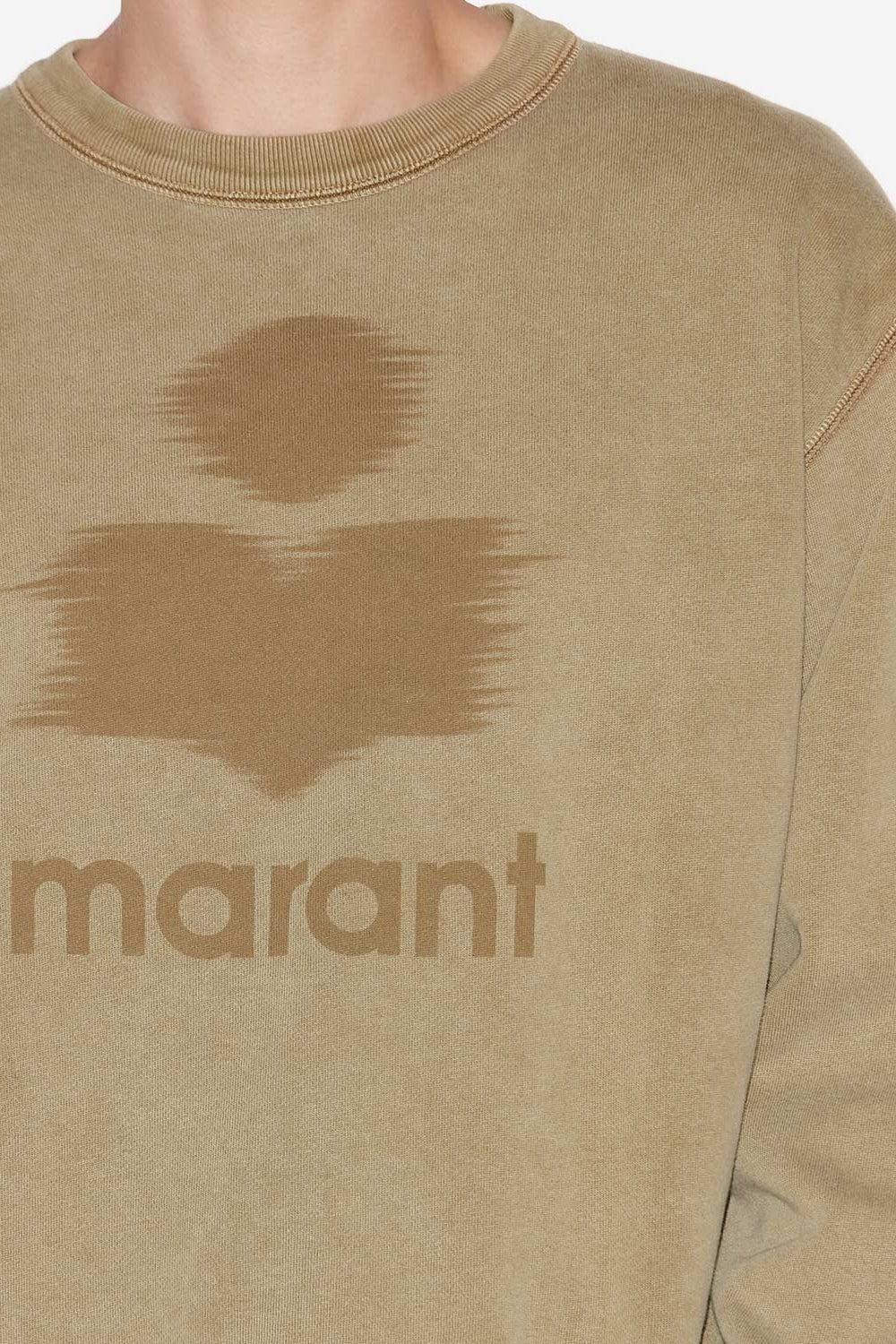 Sweatshirt mikoy aus baumwolle mit logo - Khaki - Man - 3