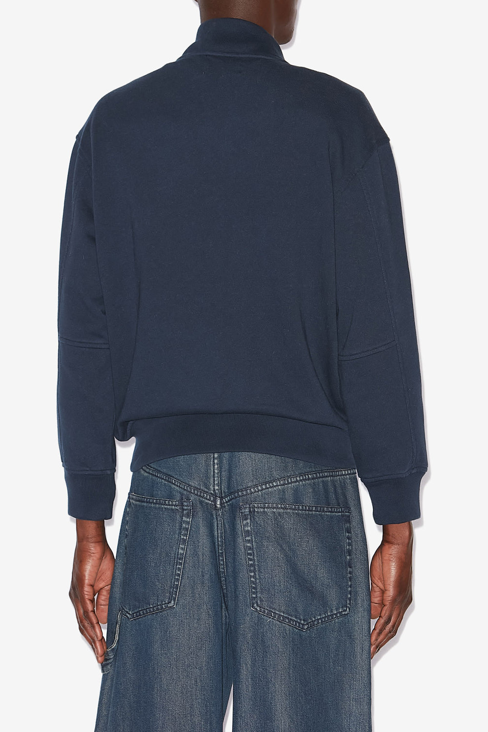 Sweatshirt marty im bomberjacken-look aus jersey - Midnight - Man - 5